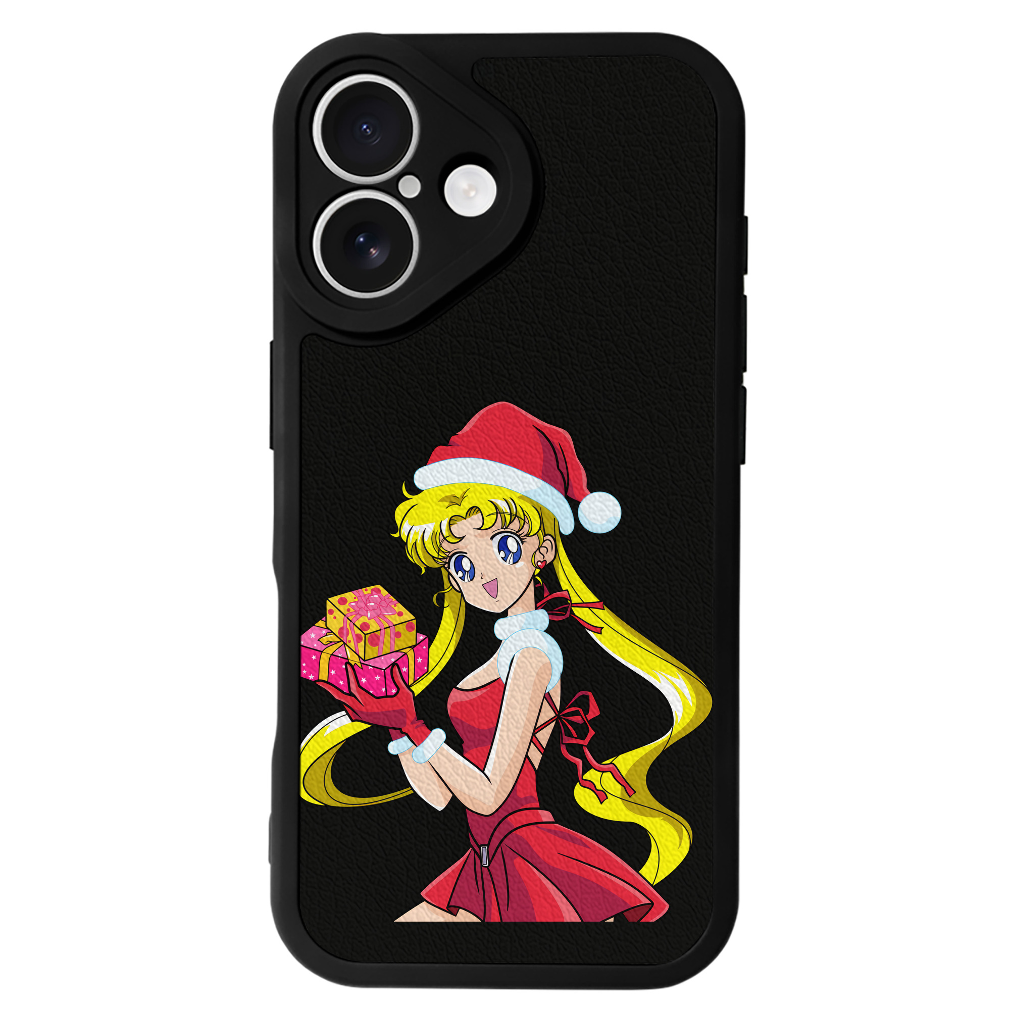 （画像用） 美少女戦士セーラームーン 月野 うさぎ つきの うさぎ Sailor Moon Tsukino Usagi 【iPhone 16シリーズ対応】シリコンスマホケース（レザー調） 材質：シリコン